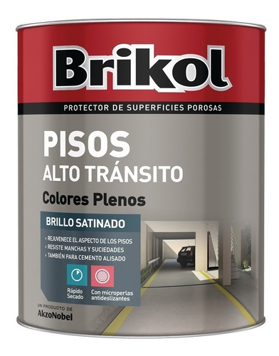Brikol Pisos Alto Tránsito Antideslizante 1lt - Imagen -