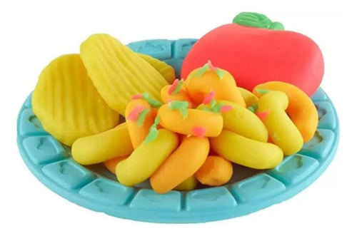 Pasta modelar Kitchen Creations, 6 colores, Play-doh, varios colores