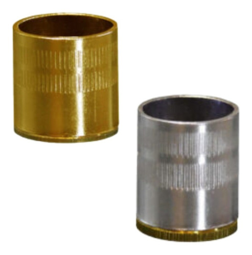 Soporte Tubular 1/2 12mm Barral Cortina A Rosca Bronce X Und