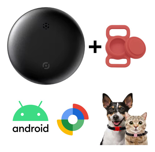 Localizador Rastreador Gps Tag Guardian Google Android Funda Negro Funda Mascota