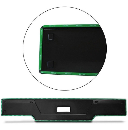 Moldura Aplique Da Tampa Traseira S10 2001 2002 2003 2004 2005 2006 2007 2008 2009 2010 2011 Protetor