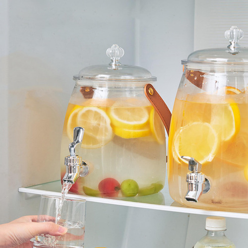 2 Jarro De Dispensador De Bebidas Com E Jarro De Água Fria