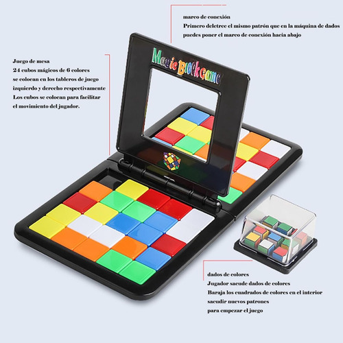 Carrera De Rubik's Juego De Mesa Rápido Para 2 Jugadores