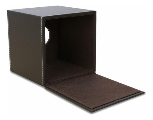 Cubierta De Caja De Pañuelos Faciales Cuadrados Café