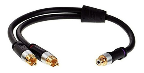 Cable De Audio Ultra Series Rca Y-adapter 12 inches