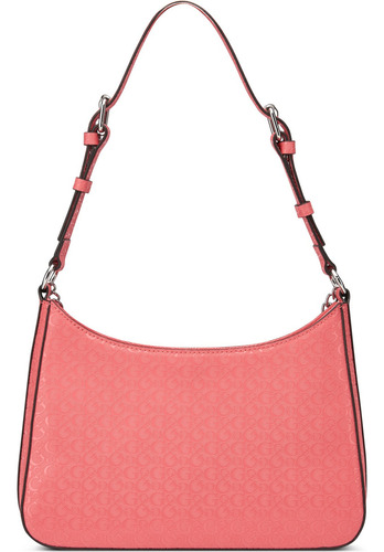 Bolsa Guess Factory Ga960317-wat Acabado de los herrajes Níquel Color Coral Correa de hombro Coral Diseño de la tela Lisa