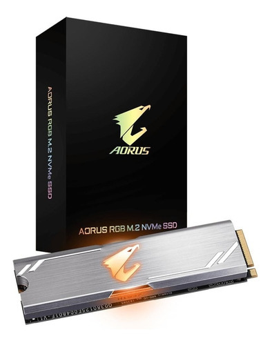 Ssd 256gb Gigabyte M.2 Pci-e 3.0 X4 3100mb/1050mb Aorus Gp Cor Prata