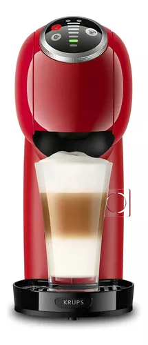 Cafetera de cápsulas  Nescafé Dolce Gusto Krups Genio S Plus KP3405, 1500  W, 15 Bar, 0.8 L, Selector de Temperatura, Intensidad Ajustable, Rojo