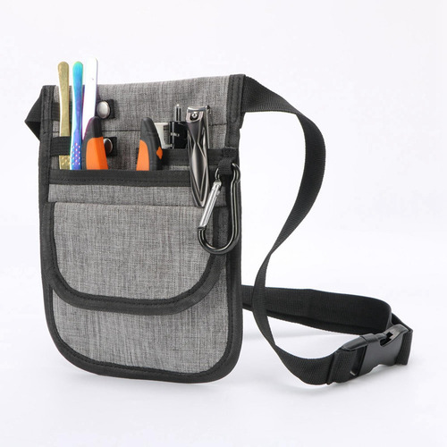 J Enfermera Fanny Pack Tool Belt Bag Organizador Gris Oscuro