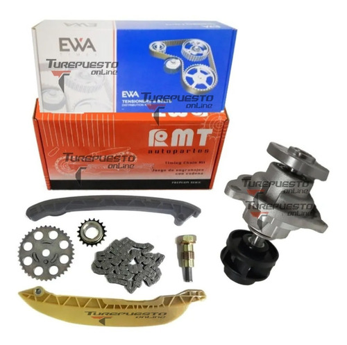 Kit Cadena Distribucion + Bomba Ford Ka 1.0 / 1.6 8v Rocam