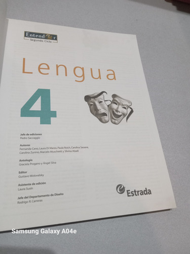 Lengua 4 Entender Segundo Ciclo Incluye Los Nap (Usado)