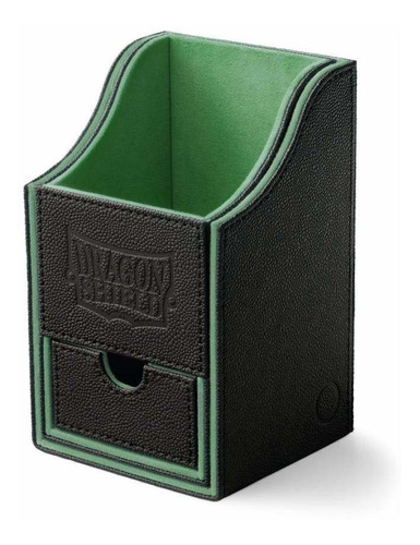 Dragon Shield: Nest Plus Deck Box  Negro Y Verde, Grand...