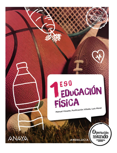 Educacion Fisica 1ãâºeso Operacion Mundo Andalucia 24, De Aa.vv. Editorial Anaya Educación, Tapa Blanda En Español