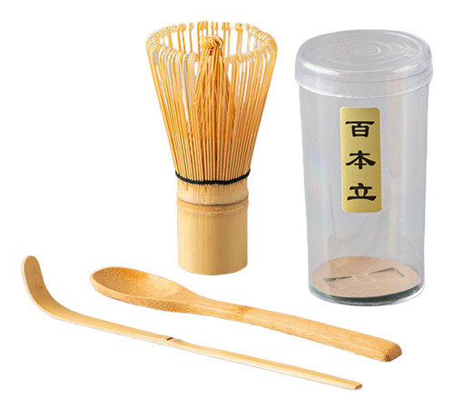 Juego De Té Matcha (chasen) + Cucharadas (chashaku)+