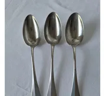 Comprar Lote 3 Cucharas De Mesa Antiguas Christofle Fidelio 21 Cm