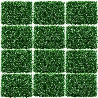 12pcs Grass Wall Panels 24x16 Inch Artificial Boxwood H...