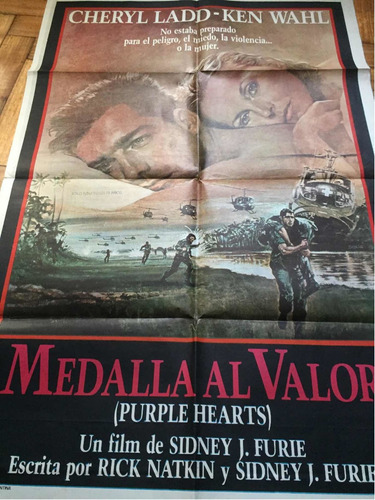 Poster  Medalla Al Valor Con Cheryl Ladd Original 1984