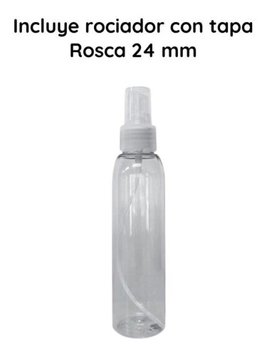 Imagen 3 de 10 de Botellas Plasticas Pet 125 Cc X 50un Con Spray Rociador
