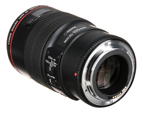 Objetivo Canon Ef 100mm f/2.8L Macro Is Usm Br Negro