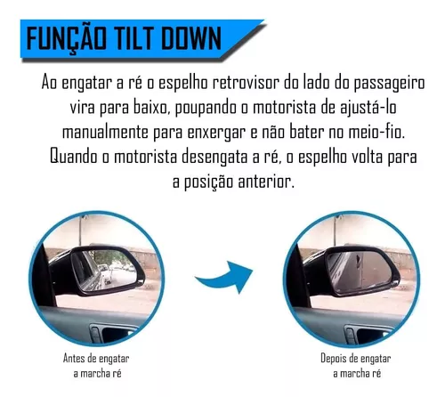 Kit Módulo Retrovisor Automação Tilt-down Tragial Universal