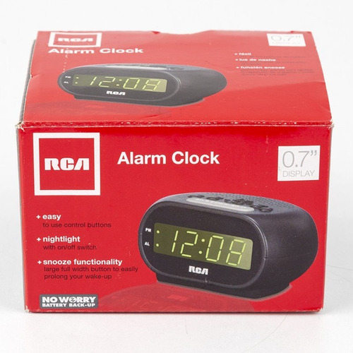 Imagen 3 de 3 de Reloj Rca Rcd20 Pantalla Led Despertador
