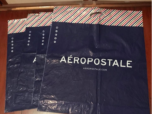 Sacola Aeropostale Tam M Papel Presente Roupas Original 5