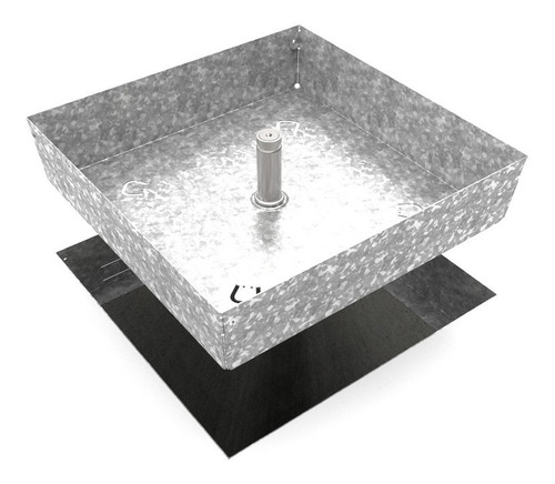 Tapa Cámara Inspección Galvanizada Altura 8 Cm 60x60 Libres