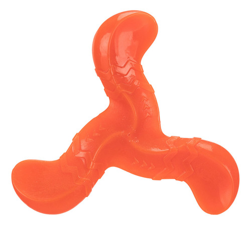Juguete Para Perros Bungee Boomerang Flexible Trixie Triplex Tpr 17 Cm Color Naranja