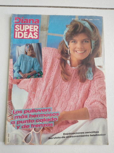 Diana Super Ideas Pullovers Mas Hermosos A Punto Calado 1988
