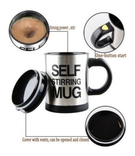 Taza Batidora Automatica Termica Taza