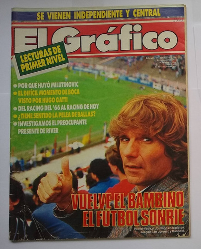 Revista El Gráfico Nº 3550 - San Lorenzo En La Punta - 1987 