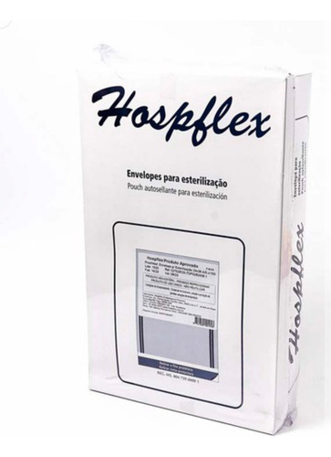Envelope Para Esterilização 19x33 Com 100 Unidades