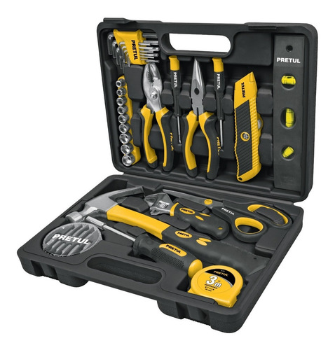 Imagen 1 de 4 de Set De Herramientas Comfort Grip, 42 Piezas, Pretul