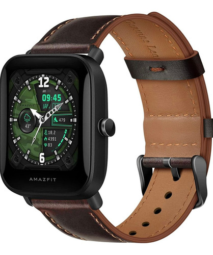 Correa De Cuero Para Amazfit 20mm
