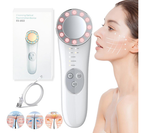 Masajeador Facial Eléctrico, Dispositivo Multifuncional, 7 M