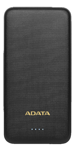 Adata T10000, Cargador Power Bank 10000mah Ultra Slim, Negro