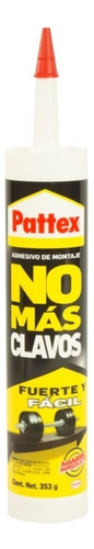 Adhesivo  No Más Clavos  Pattex 353 G Tubo