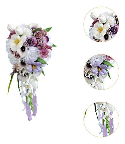 Buquê De Casamento Para Noiva, Flores Artificiais, Buquê De