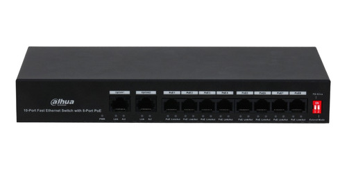 Switch Poe P/dvr 8 Salidas Modelo Dh-pfs3010-8et-65