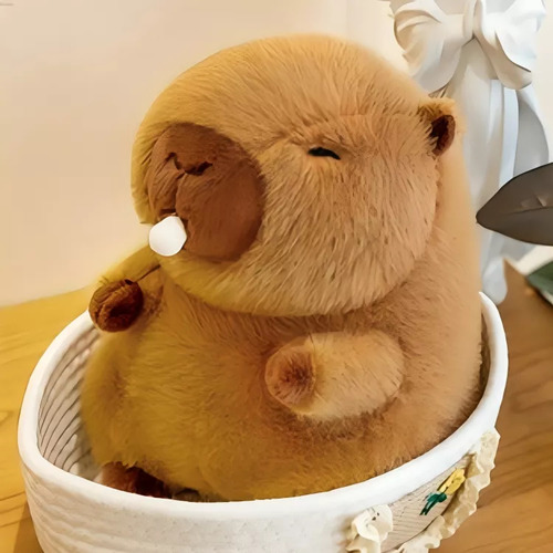 Muñeca De Plush Kapibala Muñeca De Cápyguea D