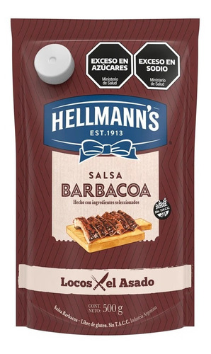 Barbacoa Hellmann's sin TACC en doypack 250 g