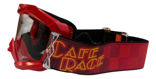 Antiparra Moto Lente Transparente - Cafe Race