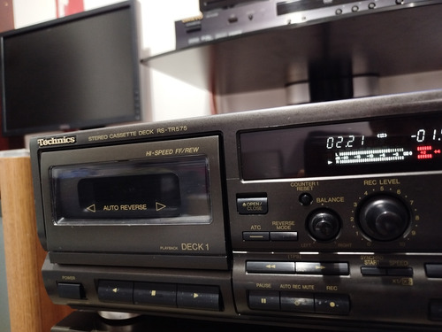 Technics Rs-tr575 Stereo Cassette Deck Made In Japan 2002 (Usado)