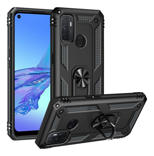 Funda Uso Rudo Anillo Magnetico For Oppo