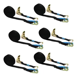 Comprar 6 Kit Cinta Cor Preta Catraca Amarração Carga 800kg 4,6m no Mercado Livre