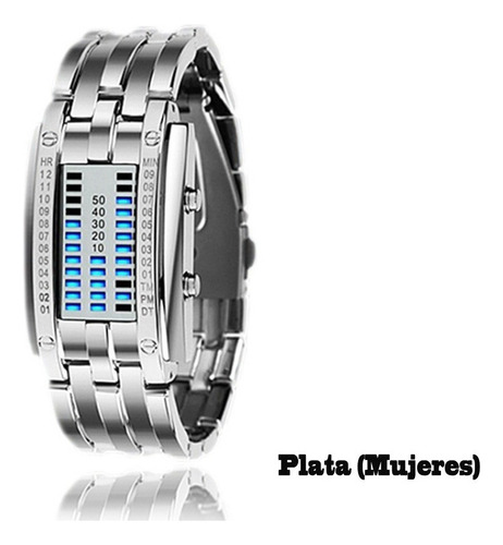 Reloj Electrónico Binario Con Luz Led Resistente Al Agua