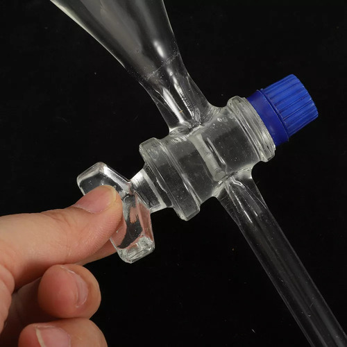 Embudo Separador Líquido En Forma De Pera De 500 Ml