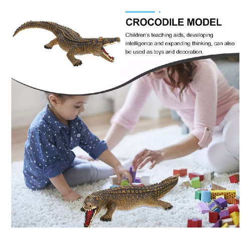 Modelo Animal Simulado Con Figura De Cocodrilo