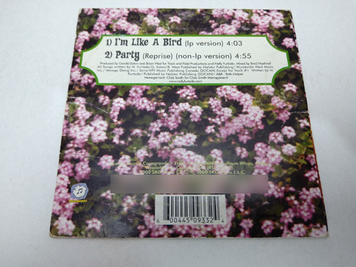 Cd Single Nelly Furtado - I'm Like A Bird-digipack (Usado)