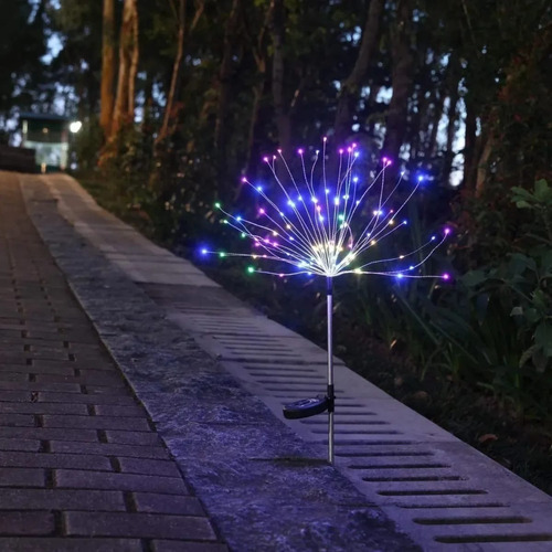 Luces Micro Led Artificial Solar Navidad Luz Multicolor